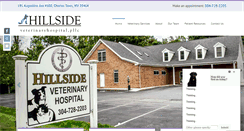 Desktop Screenshot of hillsideveterinaryhospital.com